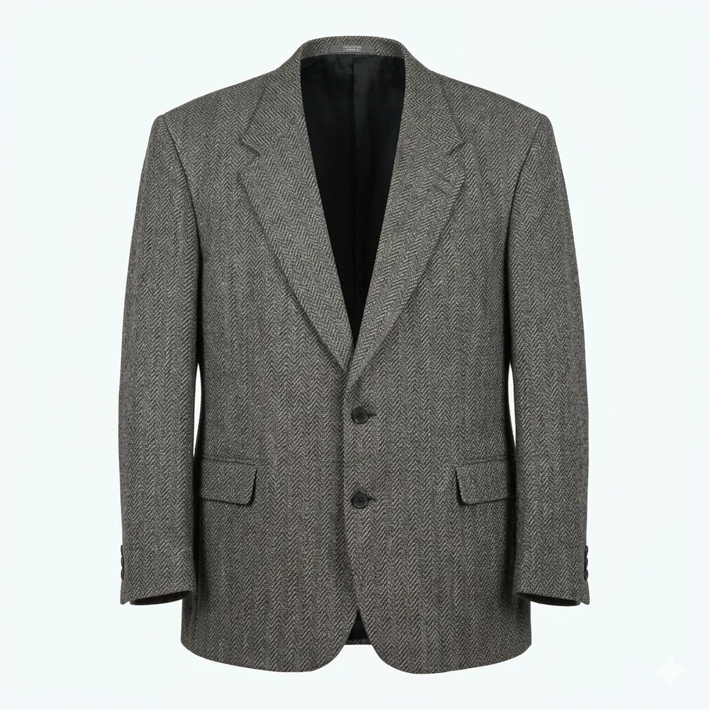 Haggar Gray Herringbone Sport Coat‎